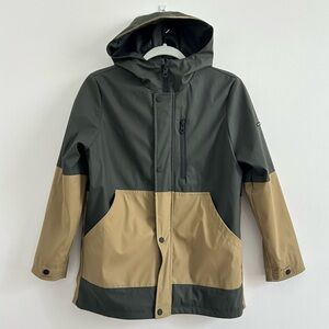 Zara Kids Green and Tan Raincoat